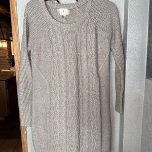 Ruby Moon Beige Knit Sweater